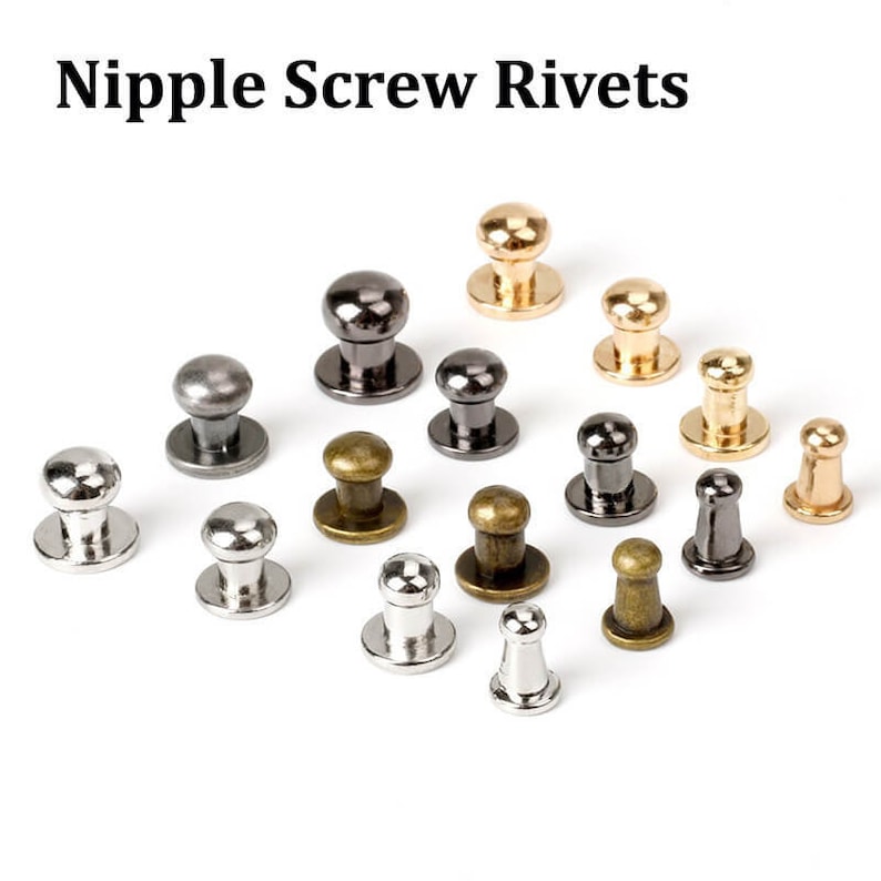 20 Sets Nipple Rivet nipple Nail Assembly Bolt Screws Rivet Etsy