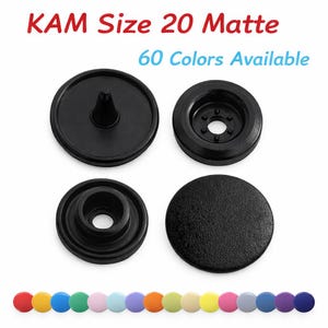 KAM Snaps Color Chart – Plastic Snap Color Card (60 Colors) image 3