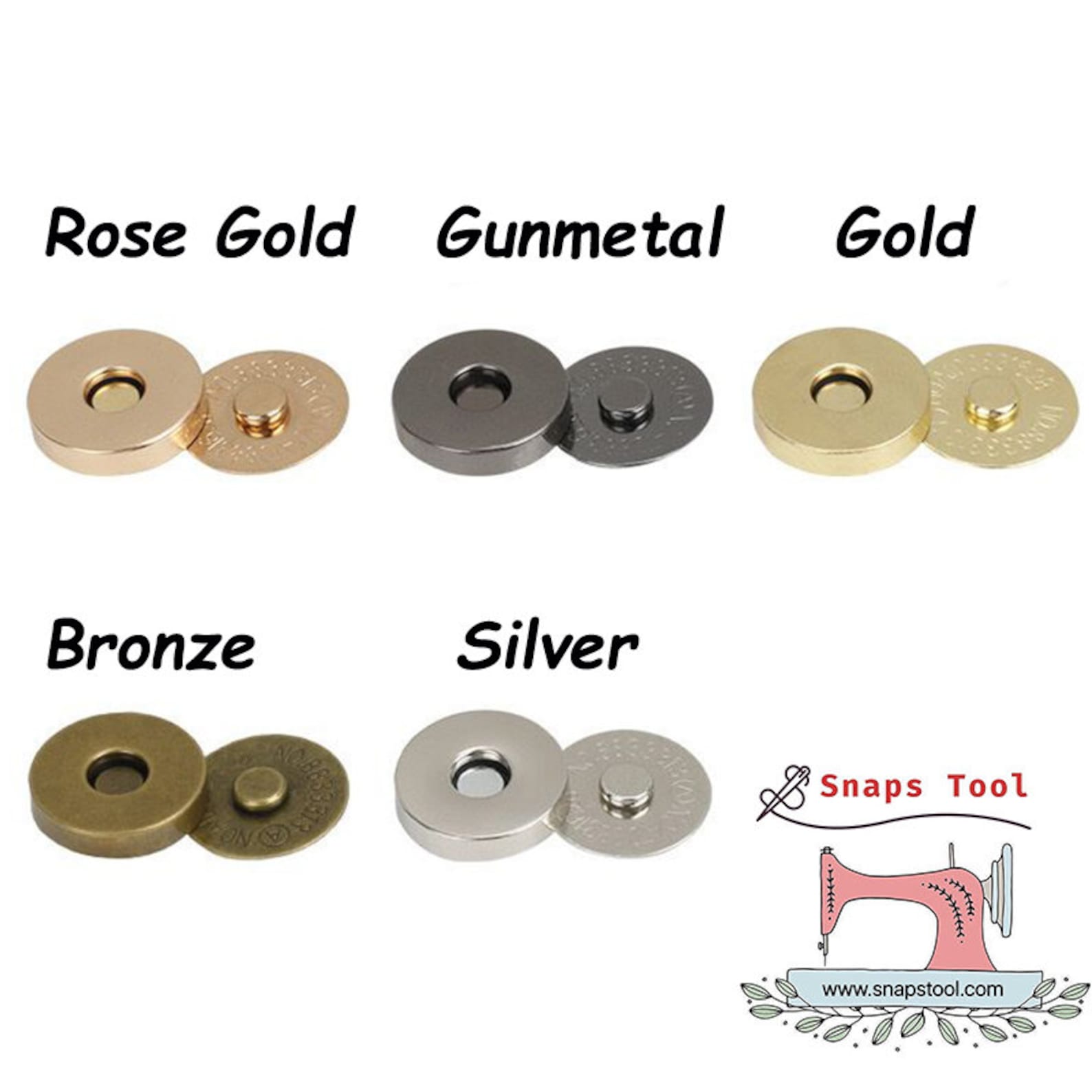 50 Sets Snap Closures Etsy