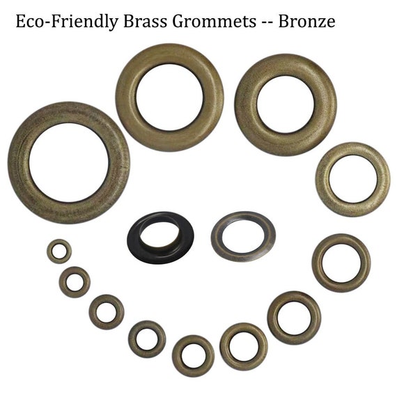 50 Sets Grommets// Bronze //eco-friendly13 | Etsy