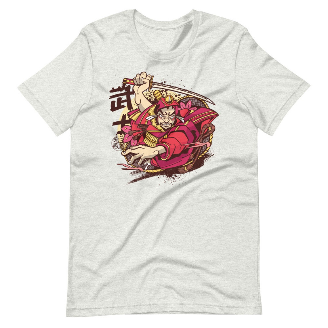 Japanese Warrior Shirt Japanese Art Shirt Artsy Japanese - Etsy