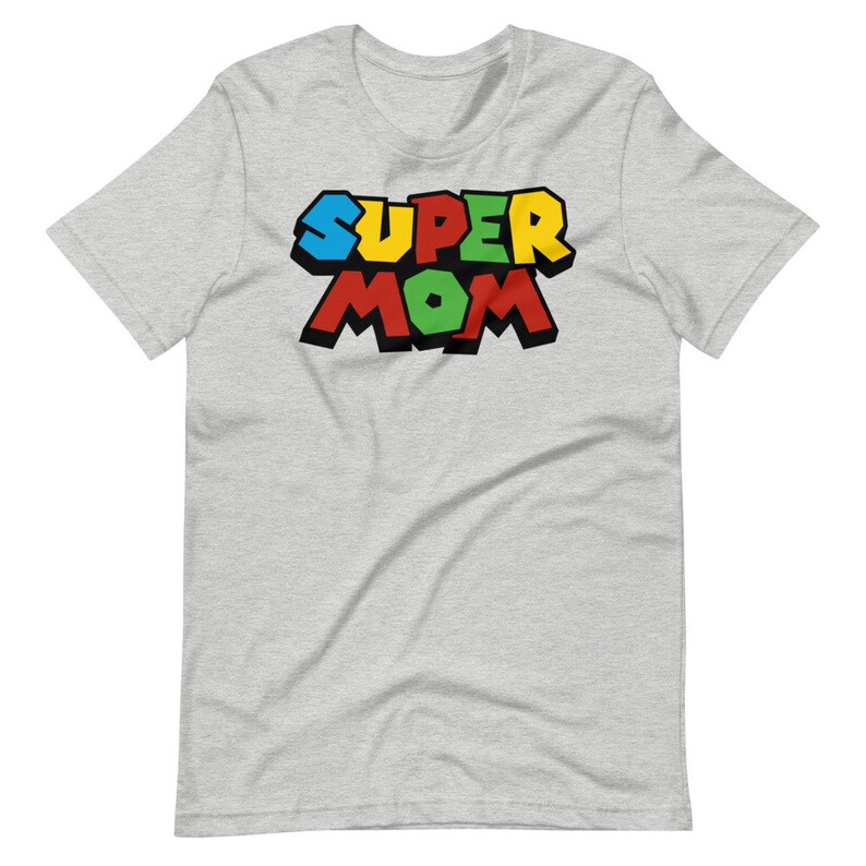Super Mario Shirt Super Mom Shirt Mothers Day Shirt Gift Etsy