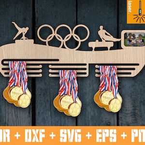 Sportliche Medaille Aufhänger | CNC-Datei | Prämieninhaber Basis | Hölzerne Medaille Aufhänger | Laser geschnitten Vorlage Medaillenhalter
