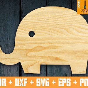 Cnc sign Elephant SVG, cnc files for wood, cnc router files, cnc vector
