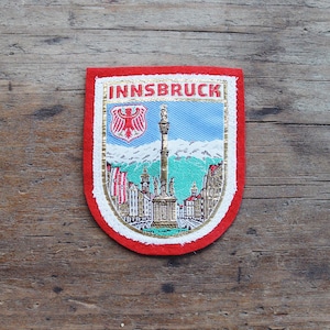 VINTAGE Innsbruck Austria Travel Patch
