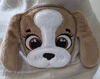 Embroidery file, 3D DOG , 13x18cm frame