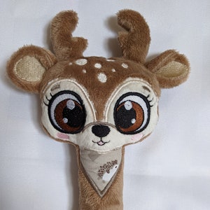 ITH, Embroidery file, long rattle, "DEER", frame 13x18cm