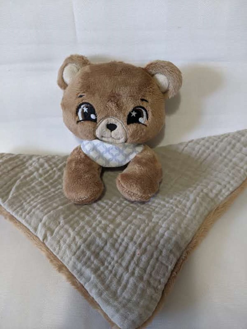 Embroidery File Baby Bear Blanket 10x10cm Frame With a Few Etsy UK