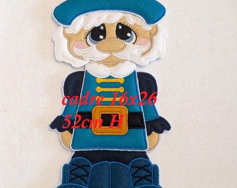 SOLDIER , embroidery machine file, frame 16x26cm, 52cm high, ITH
