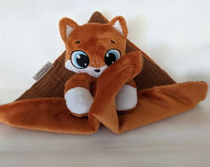 Embroidery File Baby Fox Blanket 10x10cm Frame With a Few Etsy