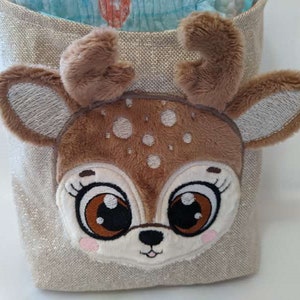 Embroidery file, 3D Deer Applic, 13X18cm frame