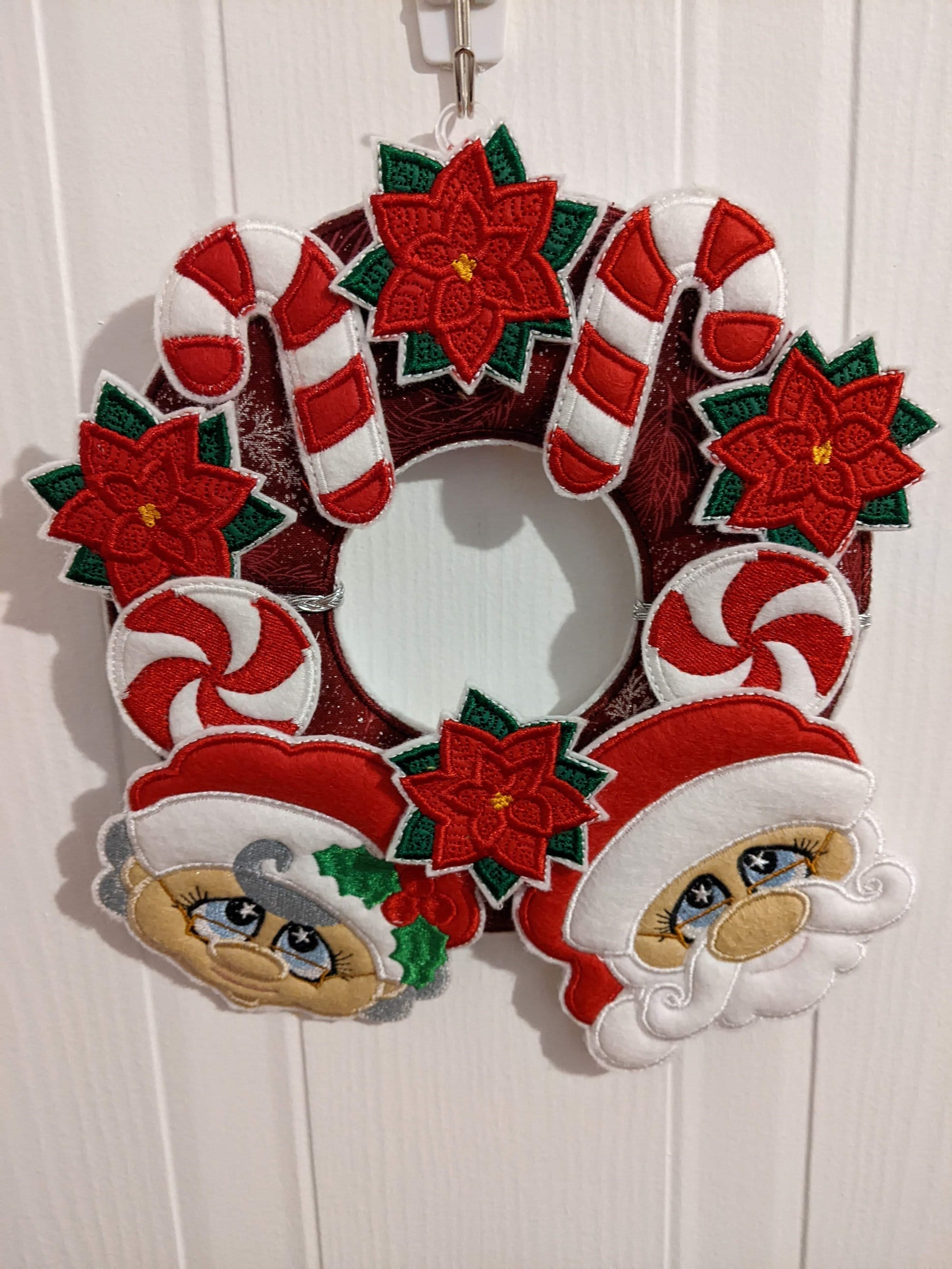 Christmas Wreath, Frame 16x26cm, Ith, Embroidery Machine File