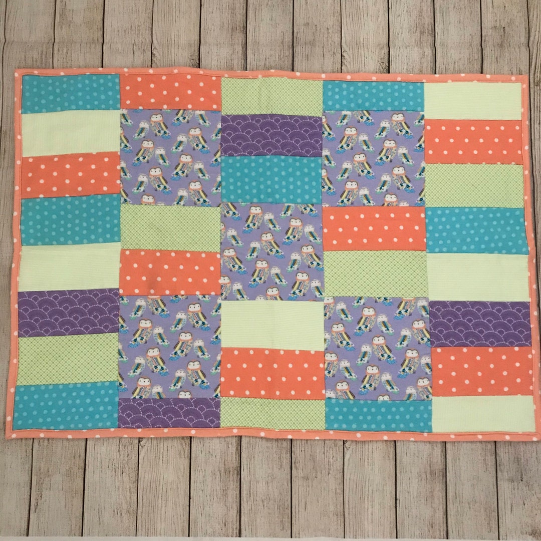 Baby Quilt Stroller Quilt Baby Blanket Baby Shower Gift Baby Gift Baby Girl Newborn Gift Soft