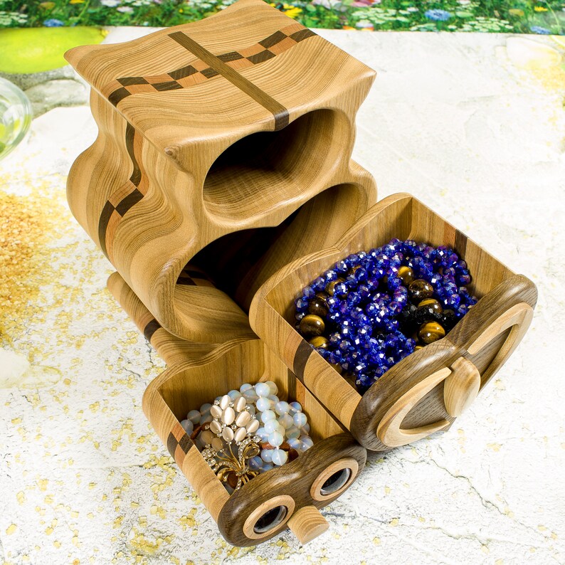 Bandsaw box. Jewelry box Owl Etsy