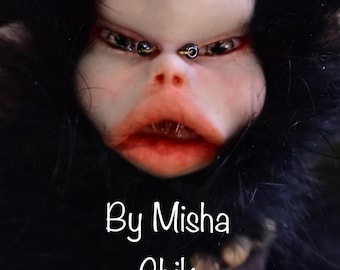 Dark Art Doll Photo Set: Gothic Horror Prints (5 Images, Digital Download