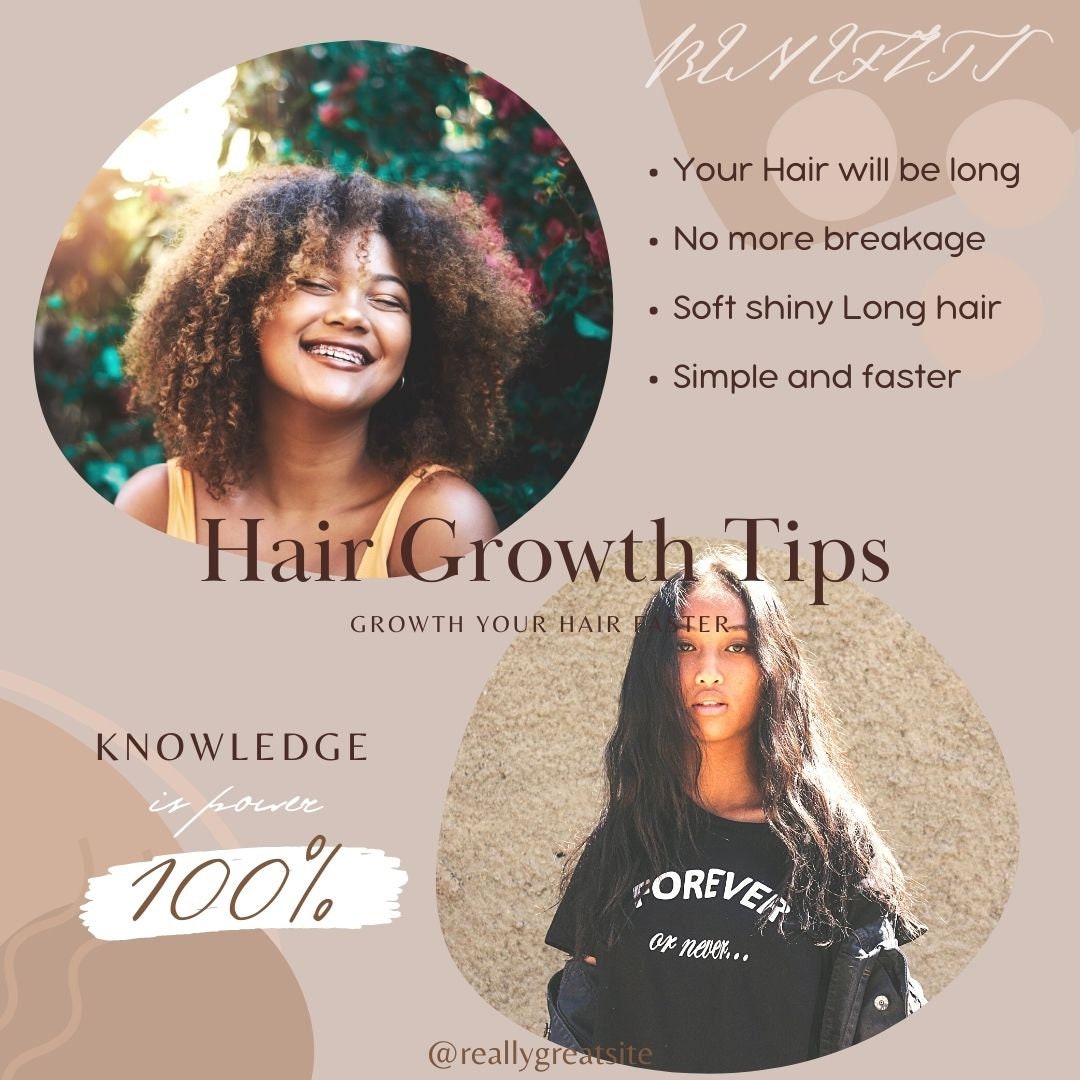 How to Grow Natural Hair Faster & Thicker the Secret to Have - Etsy Australia How to Grow Natural Hair Faster & Thicker the Secret to Have - Etsy Australia