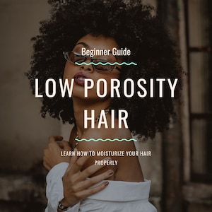 Practical System To Moisturize & Care For Low Porosity Natural Hair - Beginners