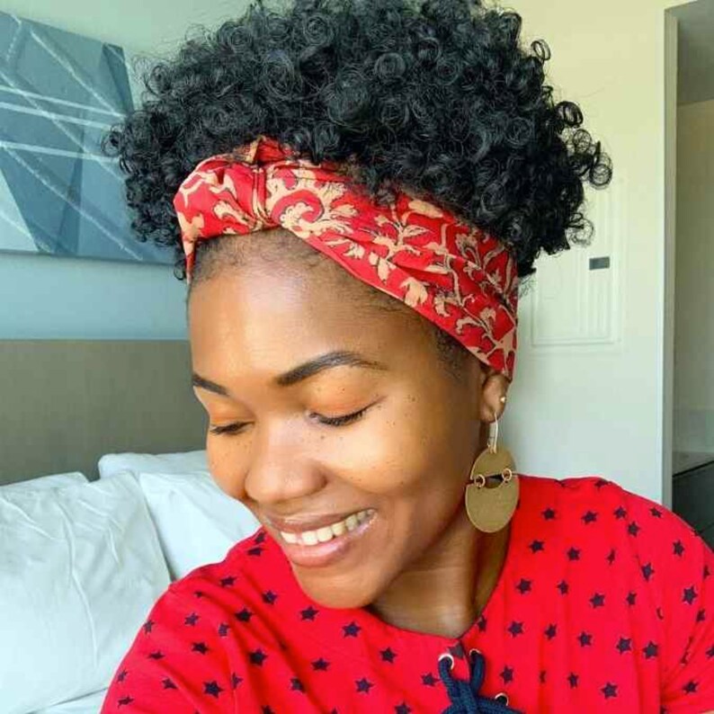 Headband Wig High Ponytail Curly Hair Extension Etsy