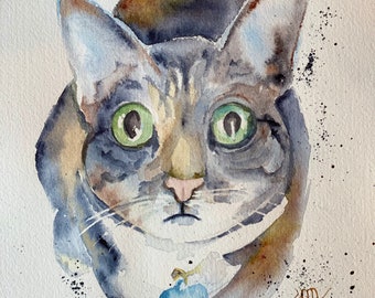 Custom Watercolor Pet Portraits