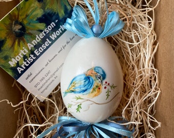 Bluebird Hand Painted