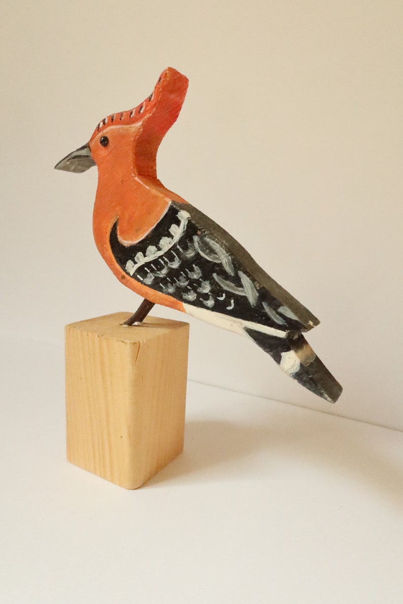 Hoopoe I Wooden Birds Custom Bird Decoration Home Decor Sculpture. image 2