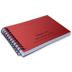 Revisione Schede Libro Foderato Flash Card Revisione Notebook Record Pad Indice Flash Notes Cue Wire Spiral Bound Feint Ruled Notebooks
