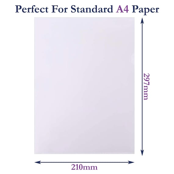 Presentation Supplies 240 Micron A4 Size Acetate Clear PVC Sheets 1000