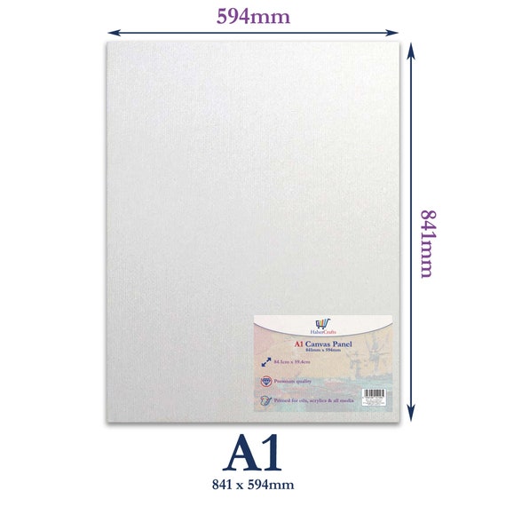  Crafts 4 All Canvases for Painting - Blank Canvas Boards,  Triple Primed 100% Cotton Canvas Panels for Acrylic, Oil & Watercolor Paint