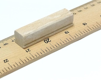 Wooden Meter Stick: Imperial & Metric Hardwood Ruler with Handle
