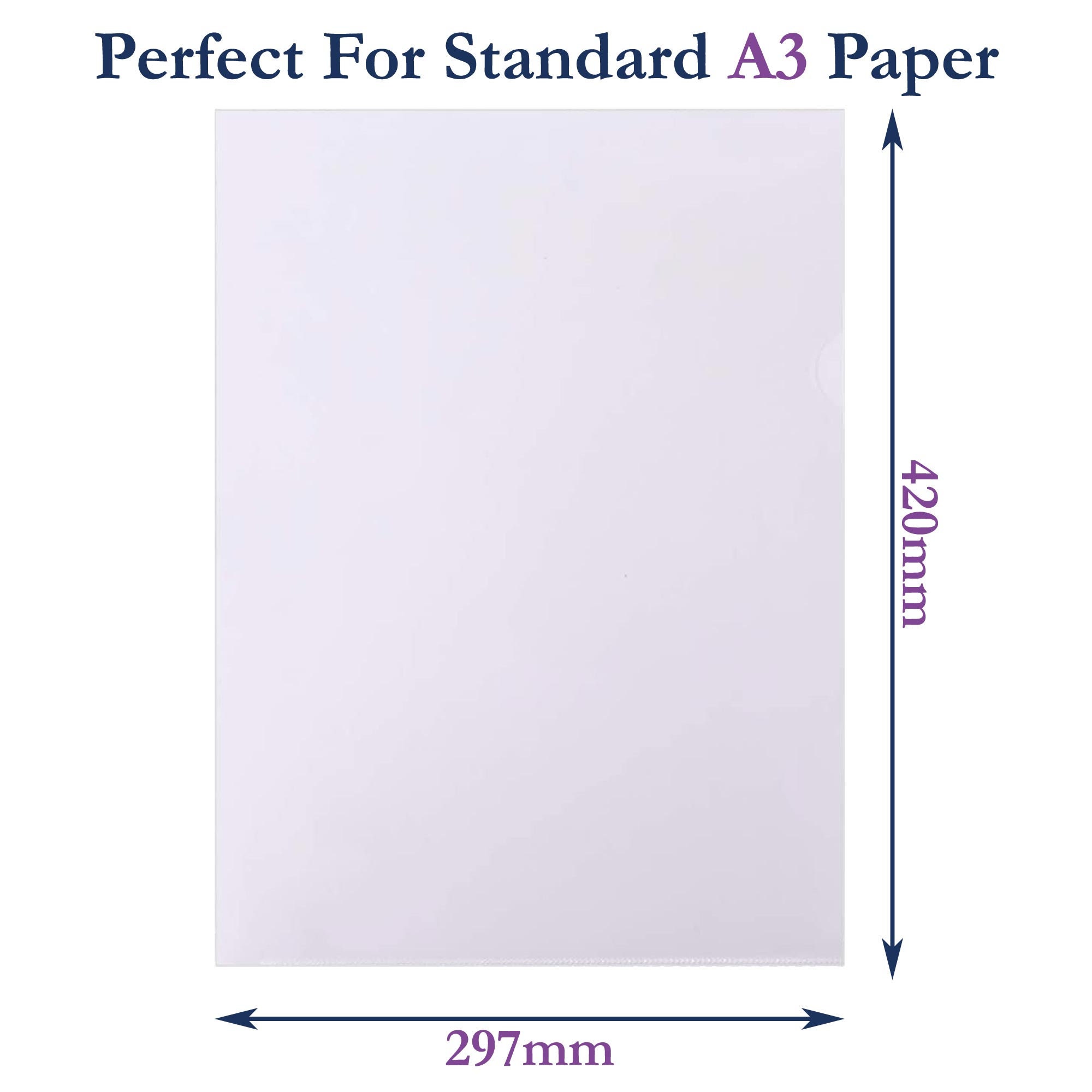 Essential Arts A4 Clear Acetate 240 Micron Pack Of 100 Sheets. Extra