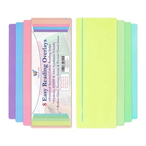 Dyslexia Overlays Reading Ruler Coloured Overlays for Dyslexia ADHD ...