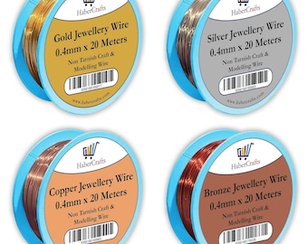 Tarnish Proof Brass Jewelry Wire: Gold, Silver, Bronze, Copper