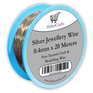 Fil à bijoux fil métallique pliable en laiton anti-ternissement pour la fabrication de bijoux sculpture modélisation artisanat fil tissage et emballage Silver