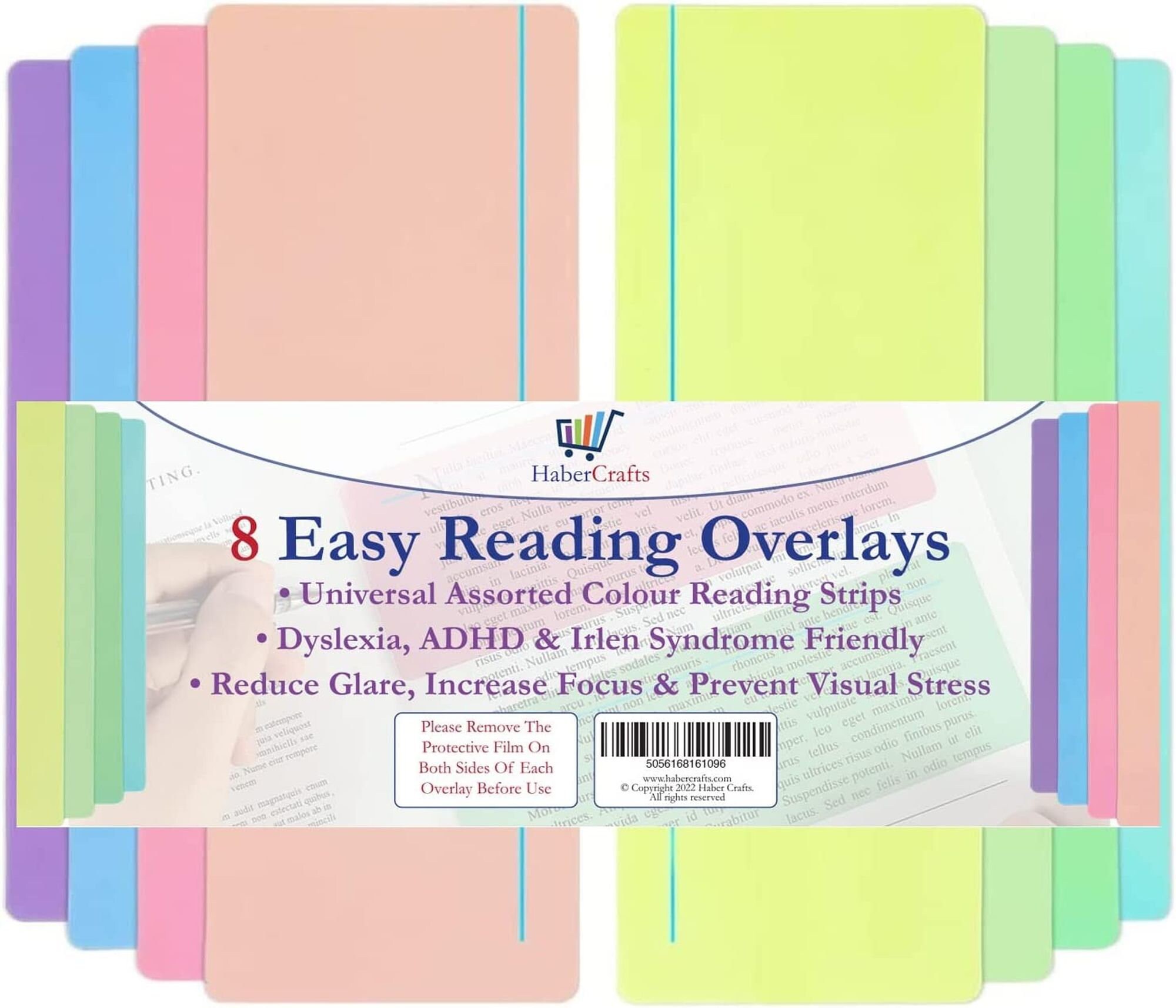 Dyslexia Overlays Reading Ruler Coloured Overlays for Dyslexia - Etsy