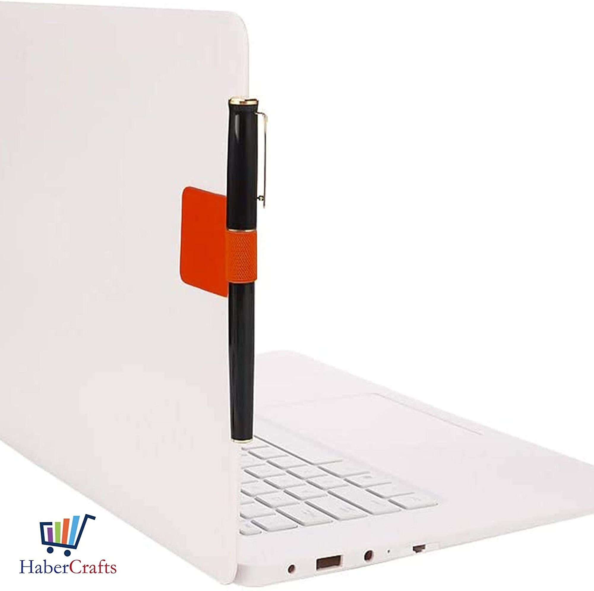 Elastische Stifthalter Aus Kunstleder – 5 Stück, Selbstklebend, Für Notizbücher & Tablet-Hüllen