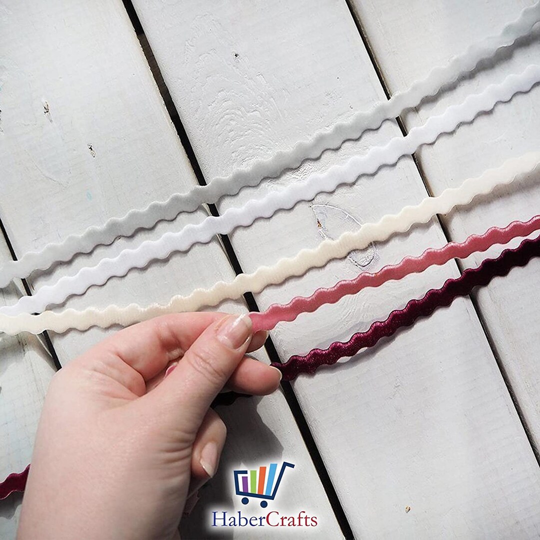 Sarah Bray Ric Rac Ribbon 9mm Velvet Ric Rac Ribbon: Sewing, Crafts, & Gift Wrapping - Etsy