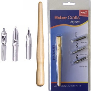 Dip Pen Set Kalligraphie Stift Set Holz Dip Stifte für Künstler Kalligraphie Anfänger Set