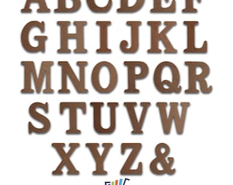 MDF Wooden Letters: Craft Decoration, Personalized Name Signs (8cm)