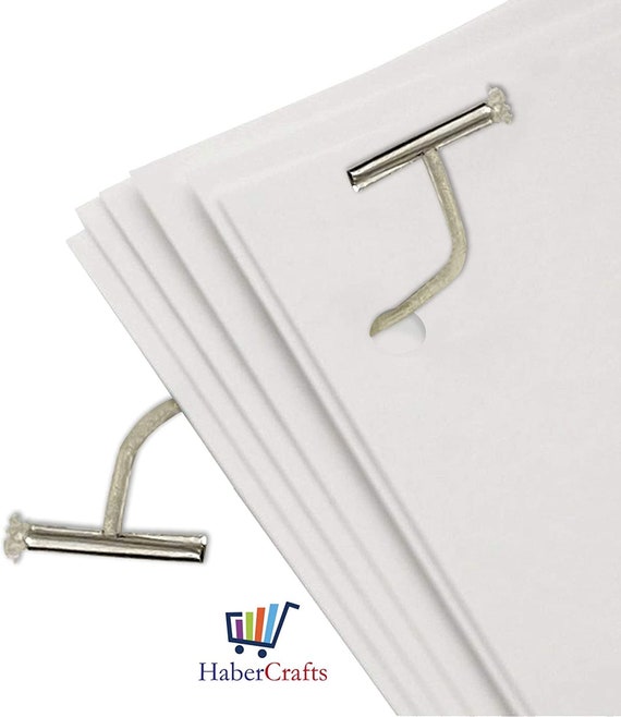Elastic Treasury Tags Elastic Paper Fasteners String Binders Hole Punch  Ties Elasticated Paper Ties Stretchy for Organising Filing Archiving 