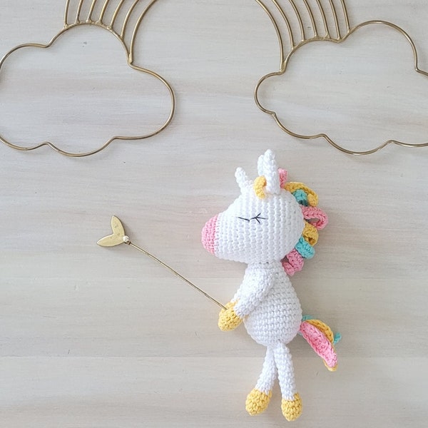 Zéphyrette la petite licorne - Tutoriel crochet (fichier pdf en français) de Kézakoflo