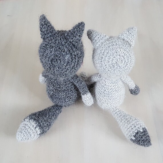 Mini Icar Le Renard Et Mini Luppi Le Loup Tutoriel Crochet Etsy