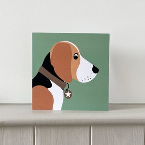 Biglietto di auguri/compleanno di Beagle