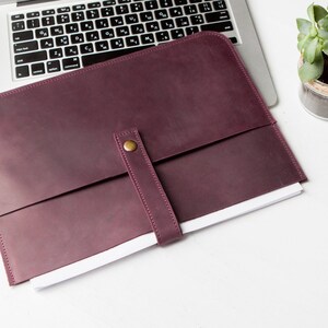 Personalized leather folder, Leather document holder, Folder case, Office paper case, Document leather case, Leather folio, Portfolio folder