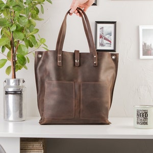 Leder Tragetasche, Leder Tragetasche für Frauen, Tragetasche mit Reißverschluss und Außentasche, Leder Geldbörse, personalisierte Tasche, Monogramm Tasche