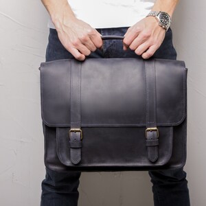 Leather Convertible Briefcase for Men. Briefcase Backpack. - Etsy