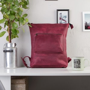 Sac à dos Bourgogne,Sac à dos personnalisé,Sac à dos en cuir,Sac à dos violet,Sac à dos pour ordinateur portable,Sac à dos unisexe,Sac à dos Messenger,Sac à dos Eco