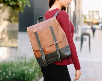 Gift for her,Backpack for women,Leather Backpack,Backpack travel,Girls backpack,Womens leather backpack,Leather laptop backpack,Backpack