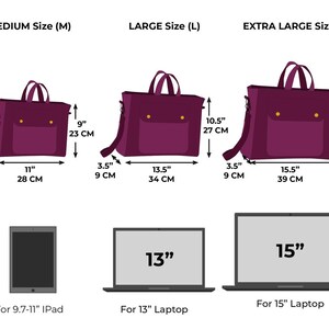 Womens leather computer bag, Computer tote for women, Womens messenger laptop bag, Leather messenger bag image 6