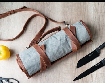 Leather knife roll,Chefs bag,Knife case,Knife holder,Knife storage,Knife roll bag,Knife roll,Chef knife roll,Case knife,Knife bag