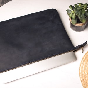 Laptop sleeve, Leather laptop bag, MacBook case, Laptop sleeve 13 inch, Laptop sleeve 15 inch, Handbags laptop sleeve, Laptop sleeve women image 2